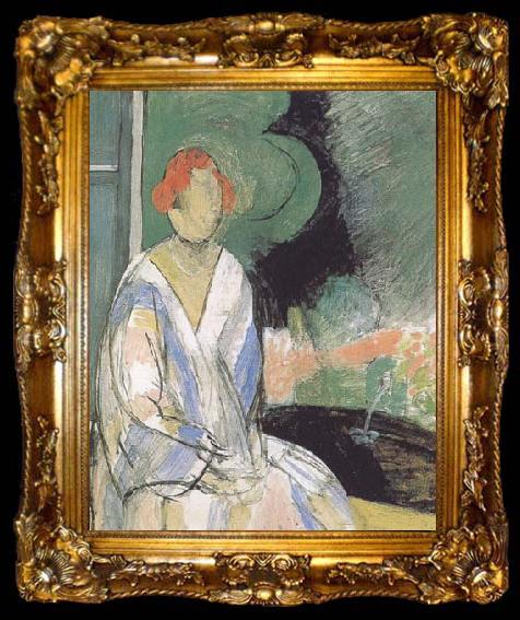 framed  Henri Matisse Woman at the Fountain (mk35), ta009-2